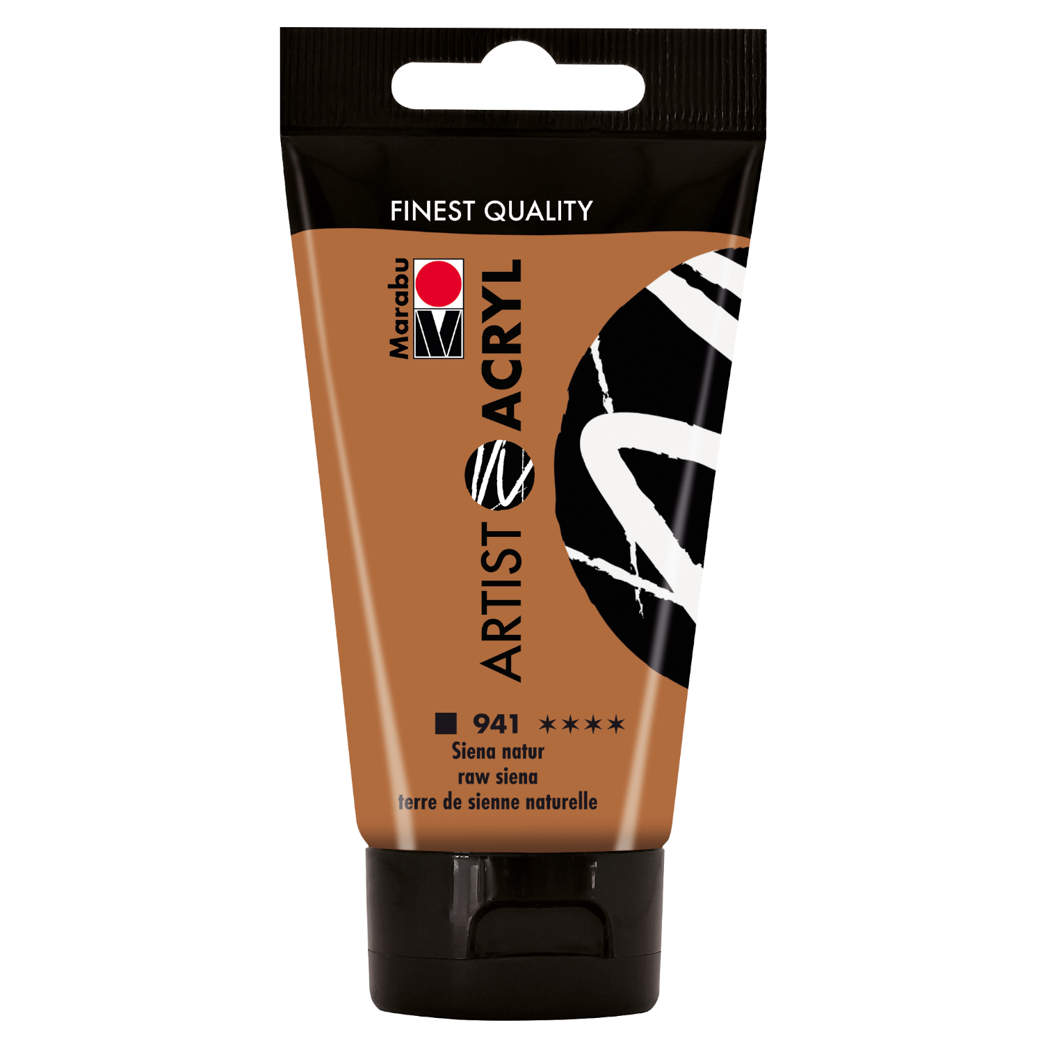 Marabu Artist Acryl, Tube 75 ml, Siena natur