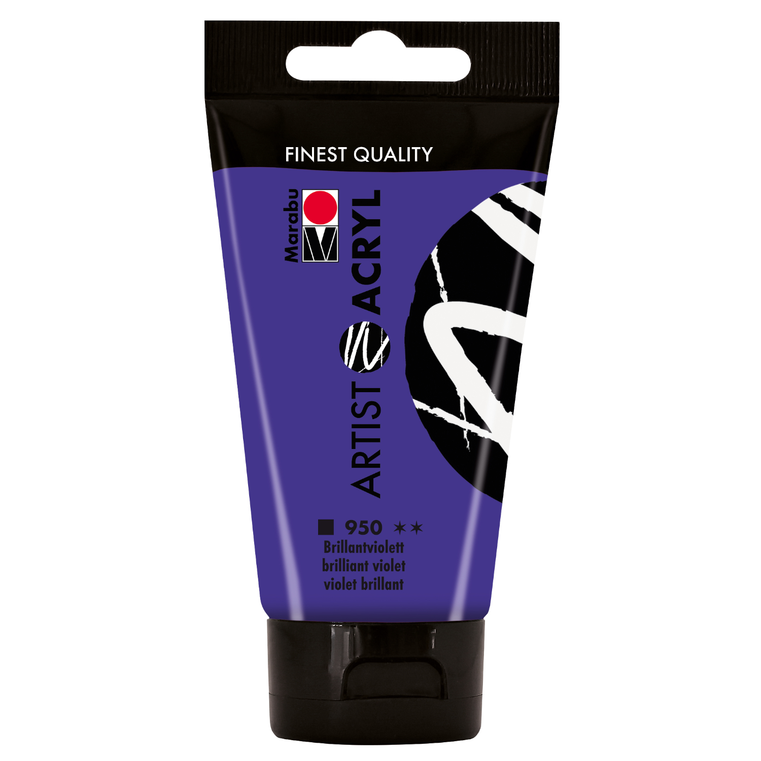 Marabu Artist Acryl, Tube 75 ml, Brillantviolett