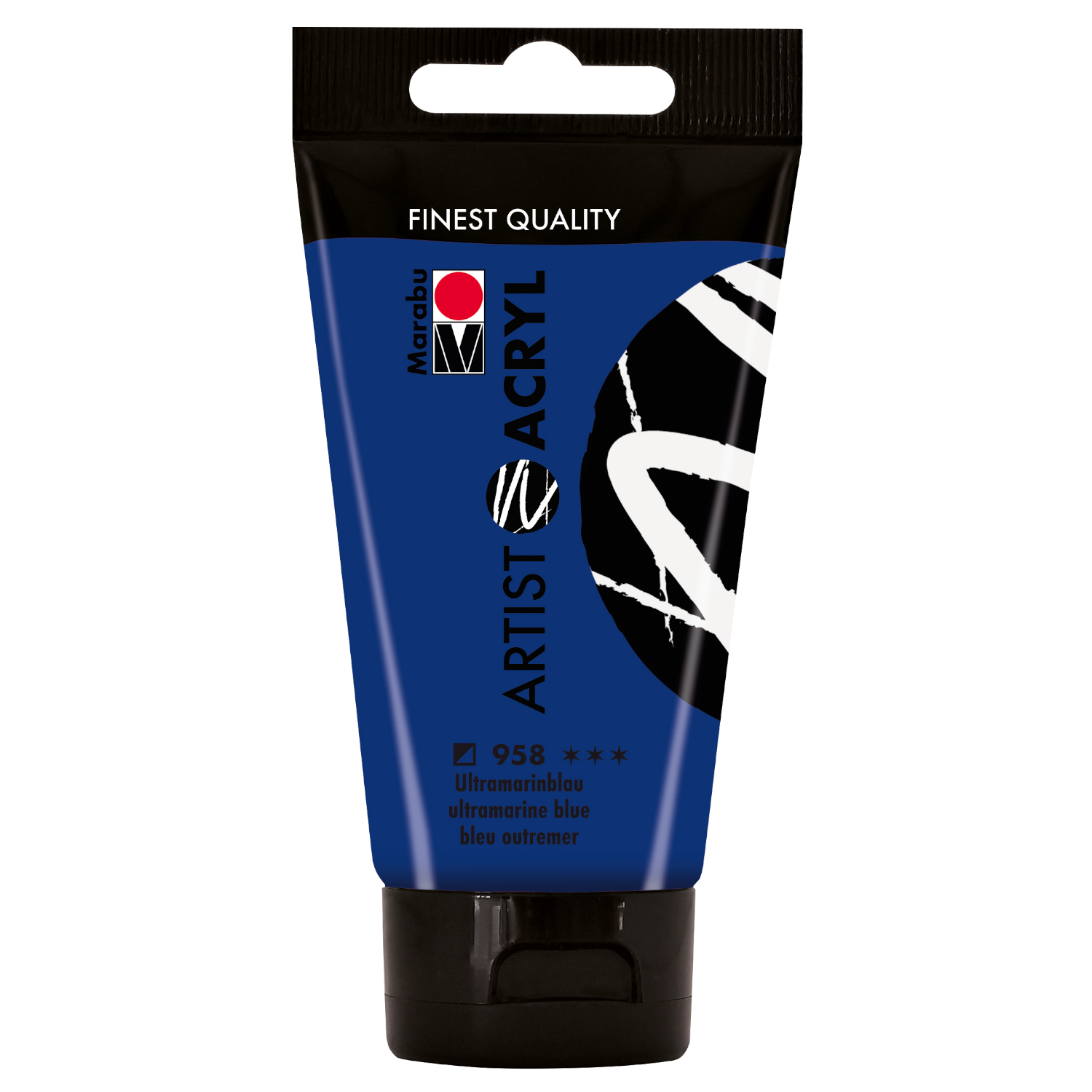 Marabu Artist Acryl, Tube 75 ml, Ultramarinblau