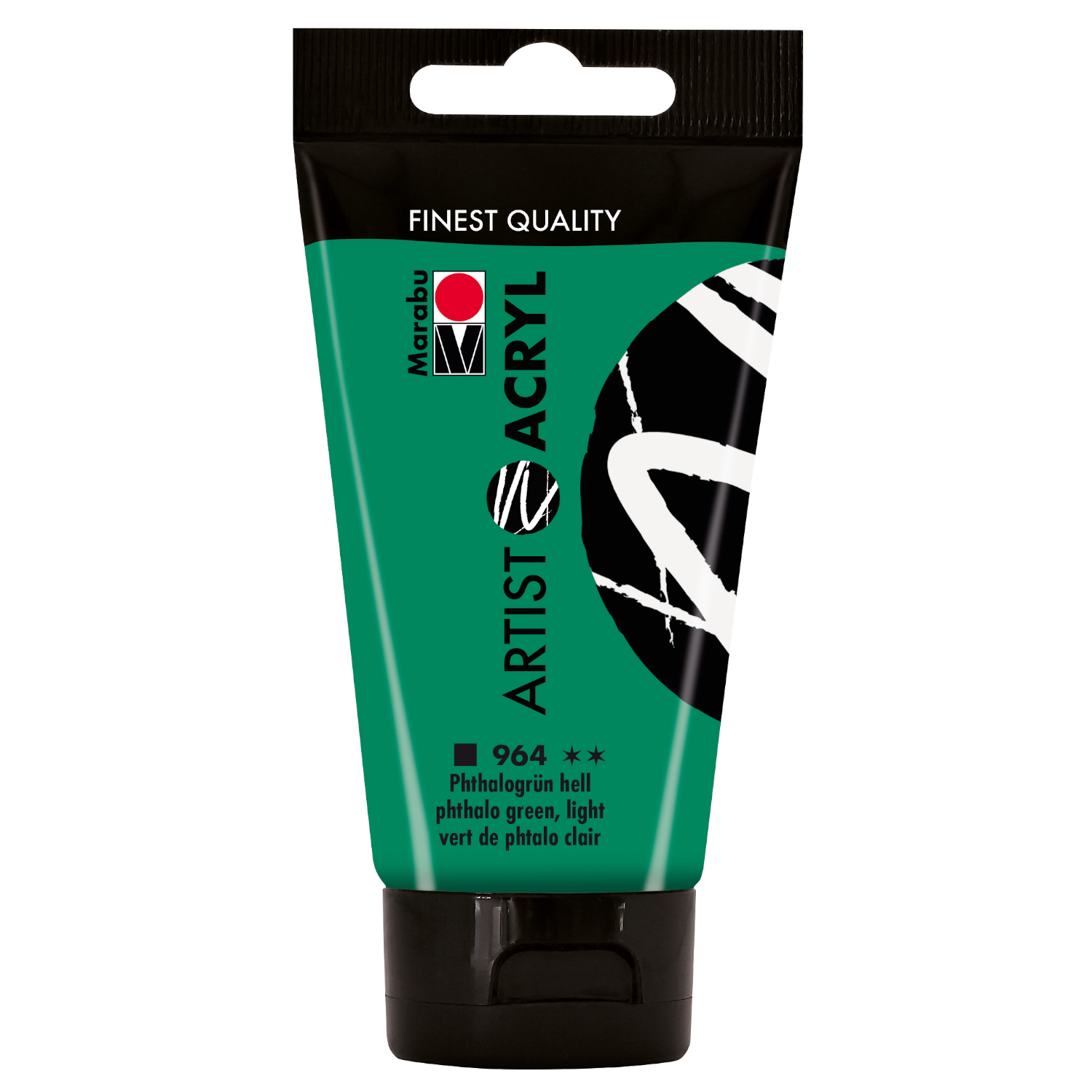 Marabu Artist Acryl, Tube 75 ml, Phthalogrn hell