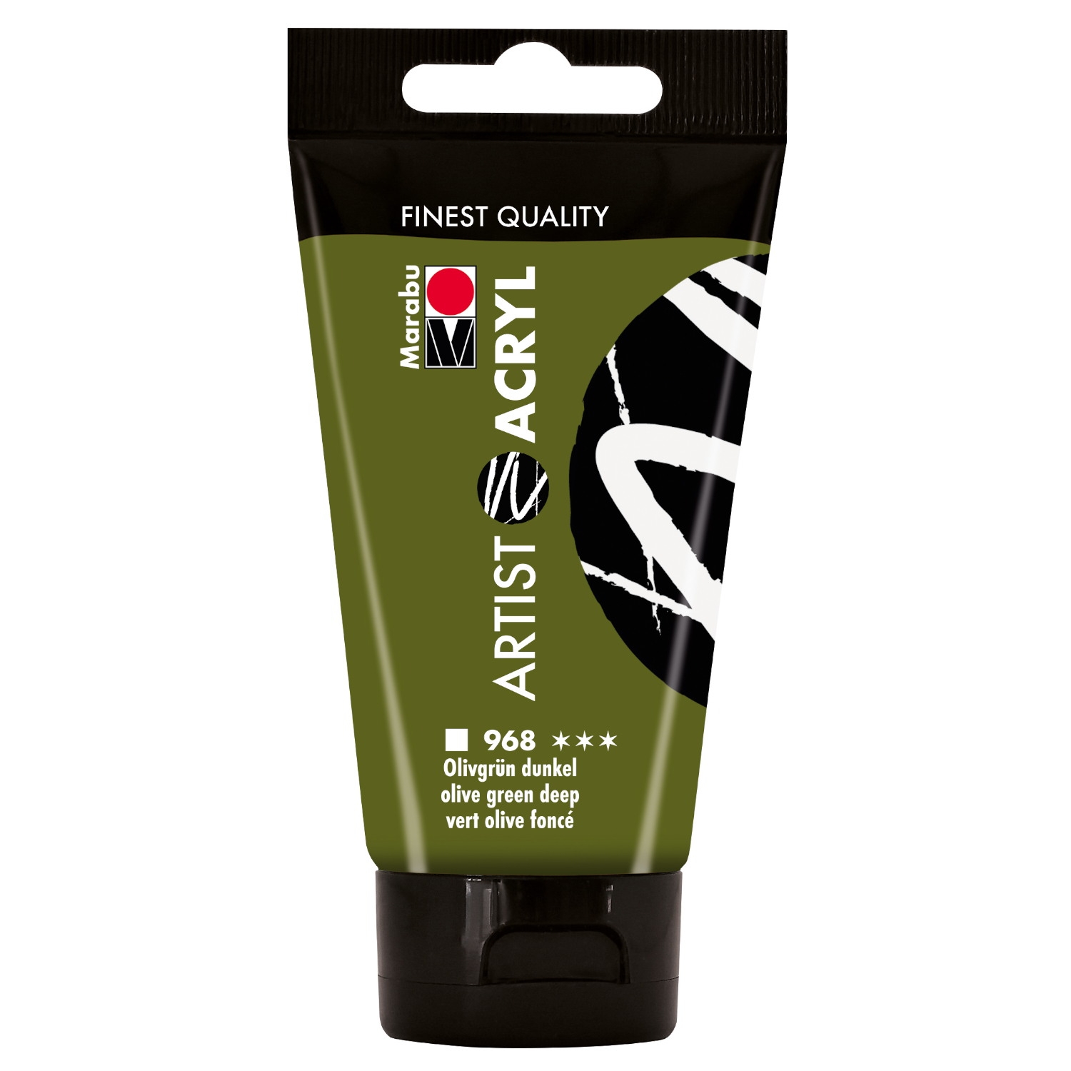 Marabu Artist Acryl, Tube 75 ml, Olivgrn dunkel