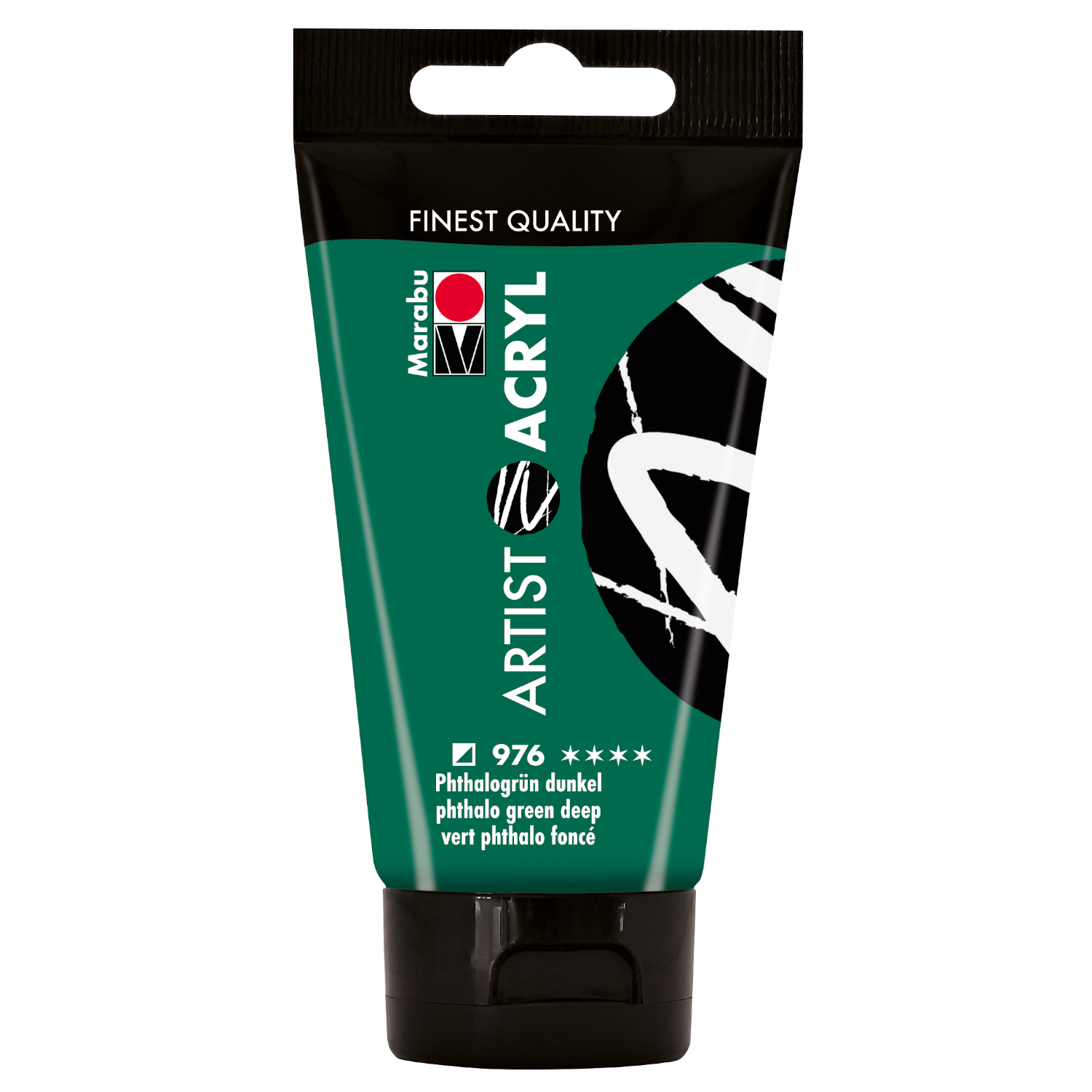 Marabu Artist Acryl, Tube 75 ml, Phthalogrn dunkel