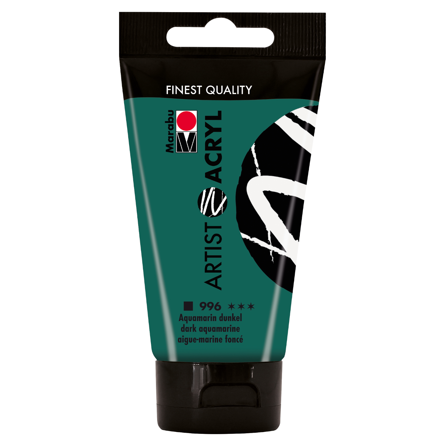 Marabu Artist Acryl, Tube 75 ml, Aquamarin dunkel