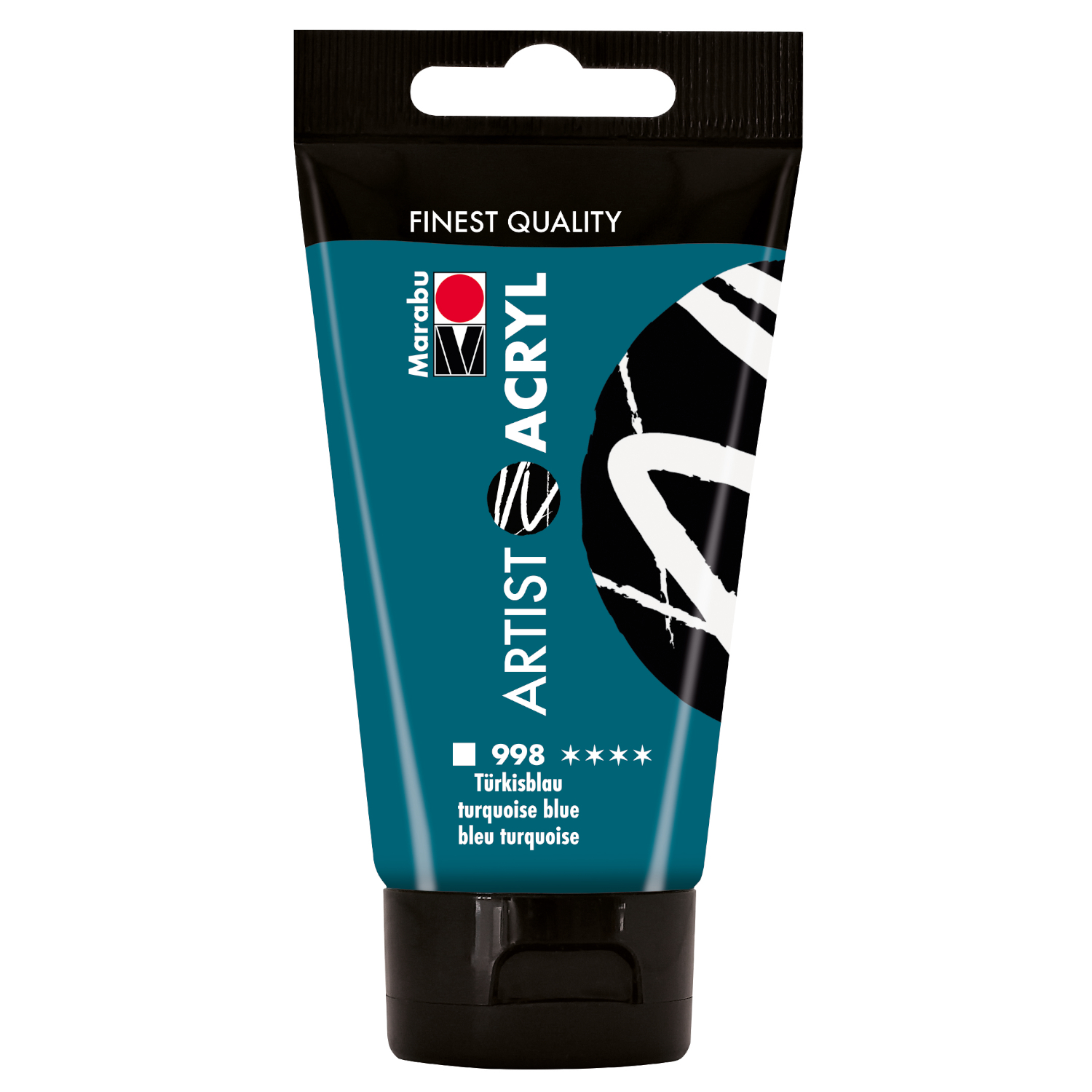 Marabu Artist Acryl, Tube 75 ml, Trkisblau