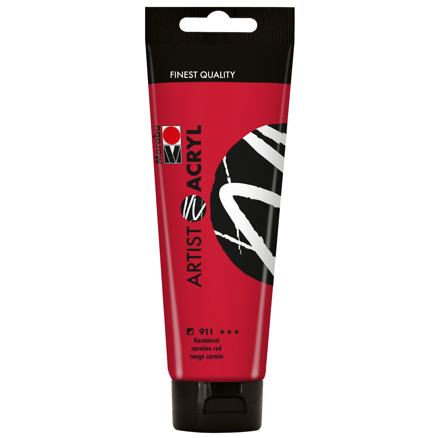 SALE Marabu Artist Acryl, Tube 120 ml, Karminrot