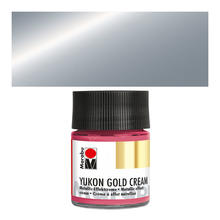 SALE Marabu Yukon Metallic-Effektcreme, 50ml, Palladium
