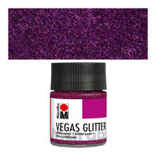Marabu Vegas Glitterfarbe, 50ml, Violett