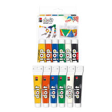 NEU Marabu DO IT craft paint / Acrylfarbe seidenmatt, 6 x 36 ml Sortierung
