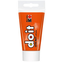 NEU Marabu DO IT craft paint / Acrylfarbe seidenmatt, 75 ml, Zinnoberrot