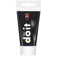NEU Marabu DO IT craft paint / Acrylfarbe seidenmatt, 75 ml, Schwarz