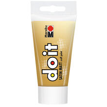 NEU Marabu DO IT craft paint / Acrylfarbe seidenmatt, 75 ml, Gold