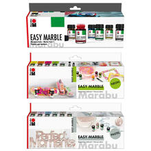 Marabu Easy Marble Sets, 6 x 15 ml - Verschiedene Ausführungen