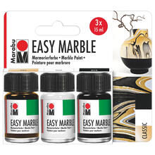Marabu Easy Marble Set Classic, 3x 15ml
