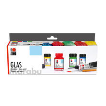 NEU Marabu Glas Starterset, 4 x 15 ml