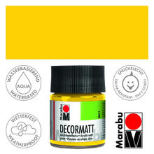 Marabu Decormatt 50ml Gelb
