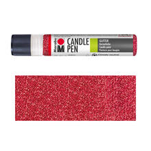 SALE Marabu Candle Liner / Kerzen-Stift 25 ml, Glitter-Rubin