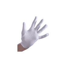 Handschuhe Herrengre, Baumwolle, wei