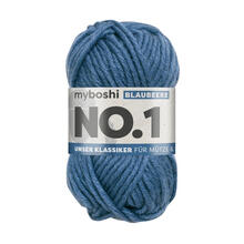 myboshi No. 1 Strick- und Hkelgarn, 50g, Blaubeere