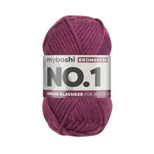 myboshi No. 1 Strick- und Hkelgarn, 50g, Brombeere