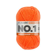 myboshi No. 1 Strick- und Hkelgarn, 50g, Neon-Orange