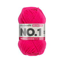 myboshi No. 1 Strick- und Hkelgarn, 50g, Neon-Pink
