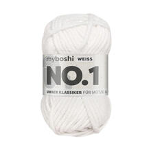 myboshi No. 1 Strick- und Hkelgarn, 50g, Wei