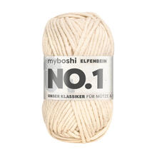 myboshi No. 1 Strick- und Hkelgarn, 50g, Elfenbein