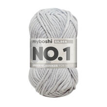 myboshi No. 1 Strick- und Hkelgarn, 50g, Silber