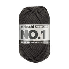 myboshi No. 1 Strick- und Hkelgarn, 50g, Anthrazit