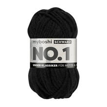 myboshi No. 1 Strick- und Hkelgarn, 50g, Schwarz