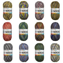 NEU myboshi mysocks strapazierfähige Sockenwolle / Strickwolle - verschiedene Farbtöne