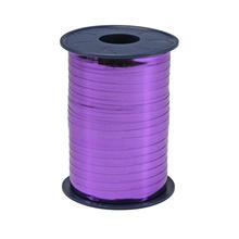 Kr�uselband Metallic, Breite 5 mm, 400 m auf der Spule, Violett