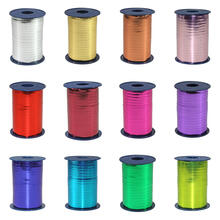 Kräuselband Metallic, Breite 5mm, 400m auf der Spule - Verschiedene Farben