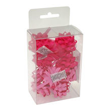 Mini-Schleifen, 12 Stück, 35mm, Rosa-Pink