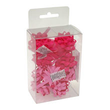 Mini-Schleifen, 12 Stck, 35mm, Rosa-Pink