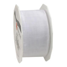 Organzaband Sheer, Breite 40mm, Lnge 25m, Wei