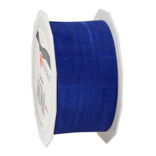 SALE Organzaband Sheer, Breite 40mm, Lnge 25m, Royalblau