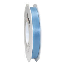 SALE Schleifenband / Taftband Europa, 15 mm, 10 m, Aquamarin