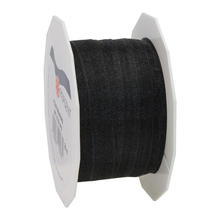 SALE Organzaband Four Seasons, Breite 10mm, Lnge 25m, Schwarz