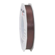 SALE Satinband / Geschenkband, Breite 15mm, Lnge 25m, Espresso