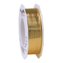 SALE Dekoband Grnland, 25mm x 25m, gold