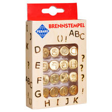 Brennstempel Set Buchstaben, A- L