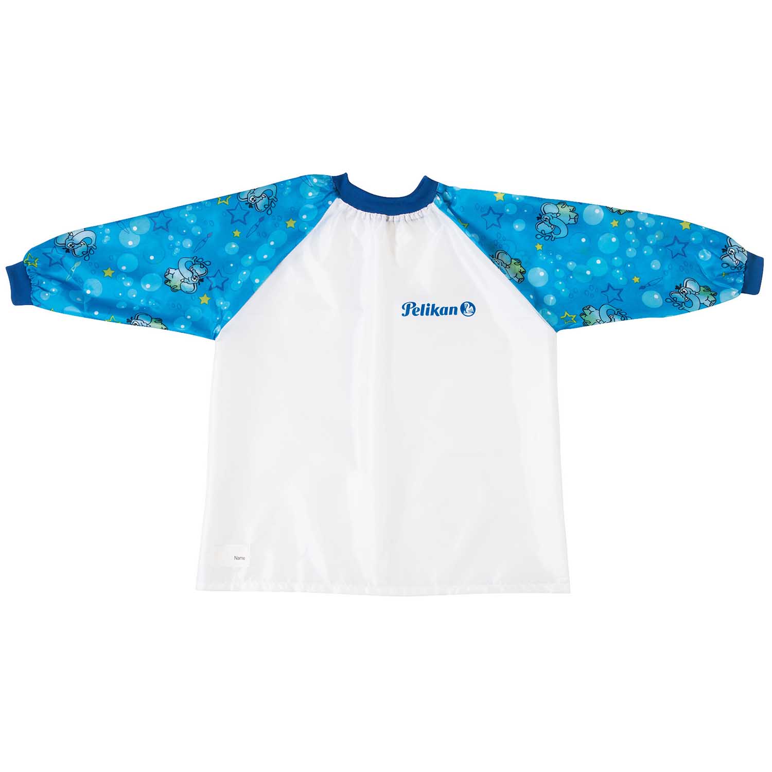 NEU Pelikan Malschürze Junge / Boy Blau, Kunststoff mit Klettverschluss, ca. 6-9 Jahre