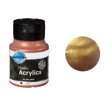 PAINT IT EASY Studio Acrylfarbe, Akademie Qualitt, 500 ml, Kupfer