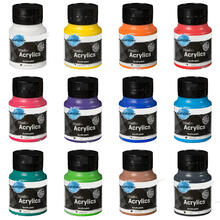 PAINT IT EASY Studio Acrylfarbe, Akademie Qualität, 500 ml - Verschiedene Farben