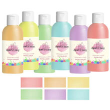 PAINT IT EASY Schulmalfarbe, Tempera, Gouache, Pastellfarben-Set, 6 x 500 ml