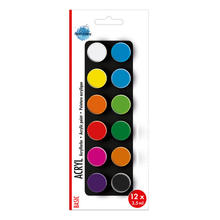 Paint it Easy Acrylfarben-Set BASIC, 12 x 3,5ml