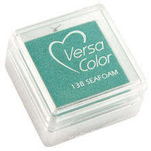 SALE Stempelkissen Versacolor, 2,5x2,5cm meergr�n