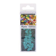 Rayher Pailletten gewlbt, waschbar, 6mm , 4000 Stck, jade