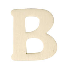 SALE Rayher Holz-Buchstaben, 4 cm, B